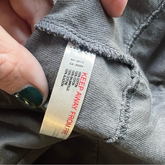 FREE PEOPLE Elliot Romper Wrought Iron Gray One Piece Jumper Outfit FP Beach - Picture 6 of 6